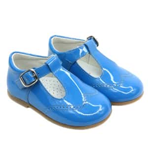 Pepito charol picado Azul Pirufin