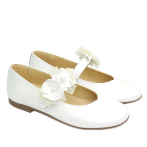 Mercedita Niña Comunion Blanco nacarado Andanines