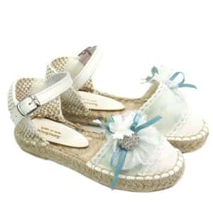 Esparteñas Niñas Arras Plumeti Verde