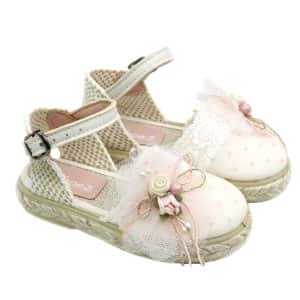 Esparteña Niña Plumeti Rosa