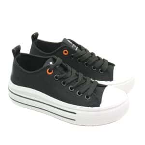 Deportiva Niña tela Negra Xti