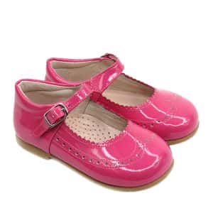 Mercedita Niña Charol Fucsia