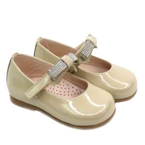 Mercedita Niña Charol camel
