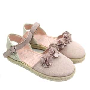 Esparteña Niña Rosa Maquillaje