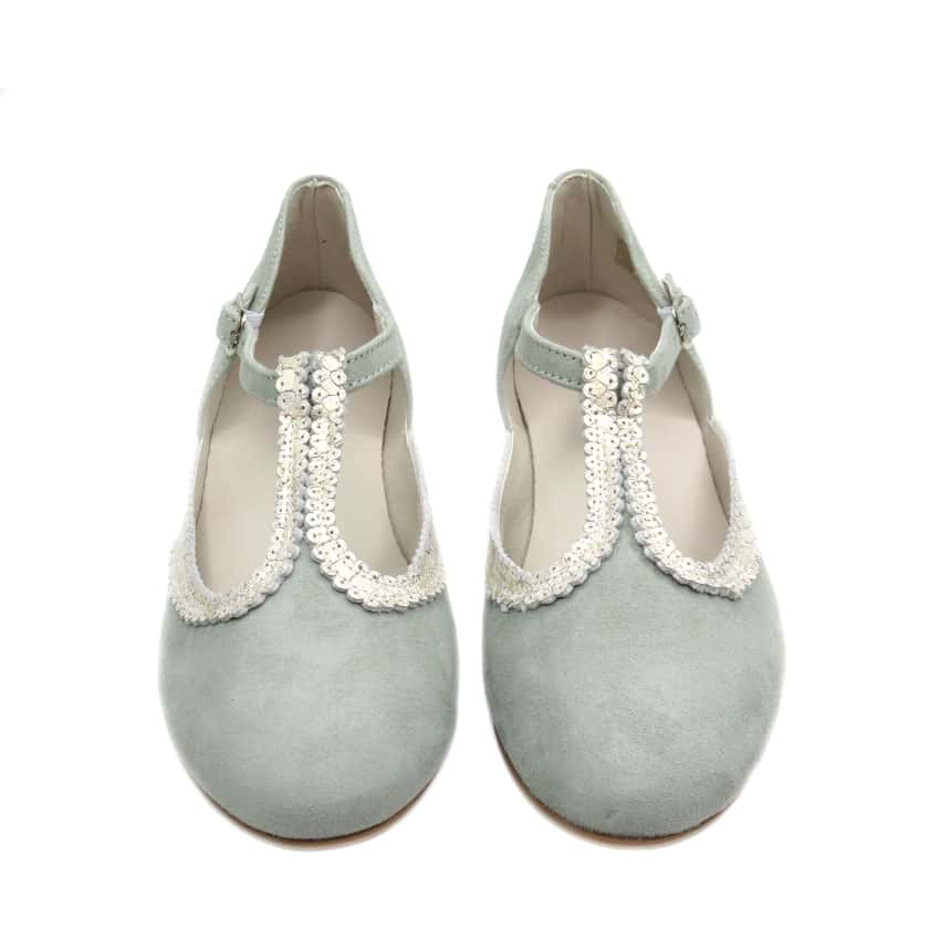 Mercedita Verde Comunion Gux´s Shoes - Imagen 3