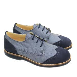 Zapato Niño Comunión Marino combinado