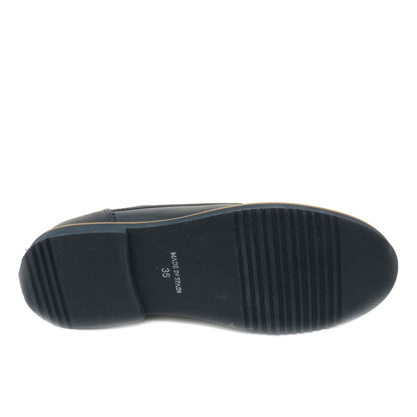 Zapato Comunión piel picado Marino Yowas - Imagen 5
