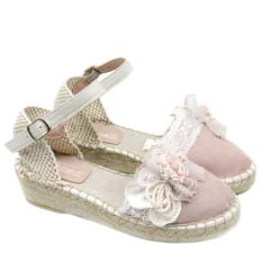 Esparteña Rosa Niña Comunion Zoysan