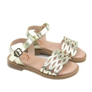 Sandalias Vestir Niñas Doradas Lola Canales