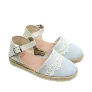 Esparteña Niña Celeste Titanitos