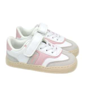 Deportivas Barefoot Mustang Blanco/Rosa