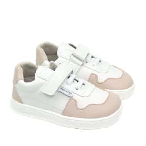 Deportiva Colegial Blanca/Rosa Piruflex