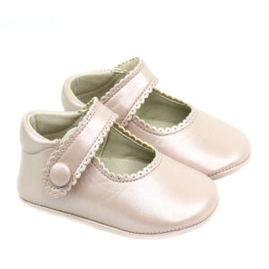 Zapato bebé Niña Rosa empolvado
