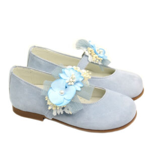 Mercedita Niña Vestir Azul Empolvado Andanines