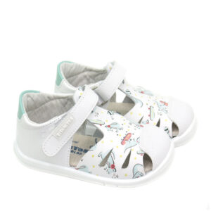Sandalias Titanitos blanca Patinete