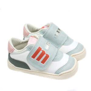 Deportiva barefoot Mustang Verde agua
